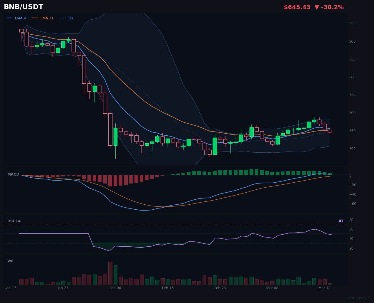 BNB's Bullish Streak Ends: AI Consensus Turns Bearish